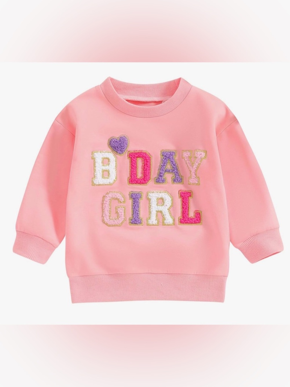 NWOT‎ B’Day Girl Toddler Sweatshirt 12–18M | Birthday Outfit